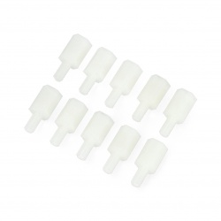 Dystans nylonowy 8mm z...