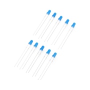 Dioda LED 3mm niebieska - 10szt. - justPi