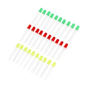 Zestaw diod LED 5mm - justPi - 30szt.