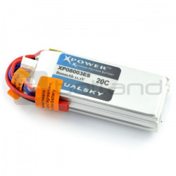 Pakiet LiPol Dualsky 800mAh 20C 3S 11.1V