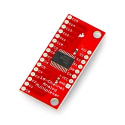 Moduł z multiplekserem analogowo-cyfrowym 74HC4067 - SparkFun BOB-0...