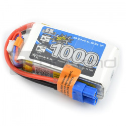 Pakiet LiPol Dualsky 1000mAh 35C 3S 11.1V