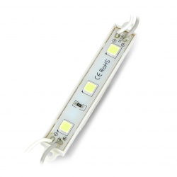 Moduł 3x LED SMD5050 12V IP65 biały zimny
