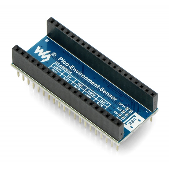 Датчик навколишнього середовища I2C - для Raspberry Pi Pico - Waveshare 20232