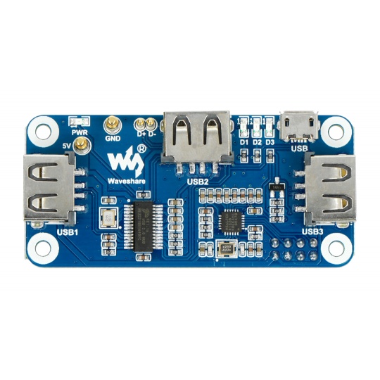 PoE Ethernet/USB HUB HAT для Raspberry Pi Zero - Waveshare 19635