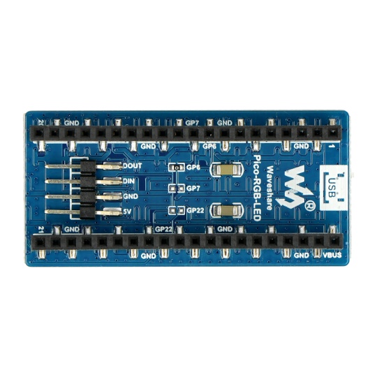 16x10 RGB світлодіодна матриця для Raspberry Pi Pico - Waveshare 20170