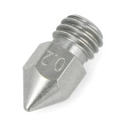 Dysza 0,2mm MK8 - filament 1,75mm - stal nierdzewna
