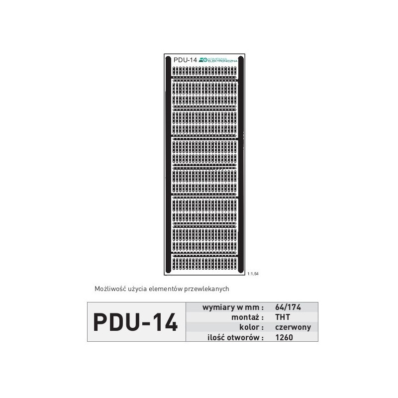 Płytka uniwersalna PDU14