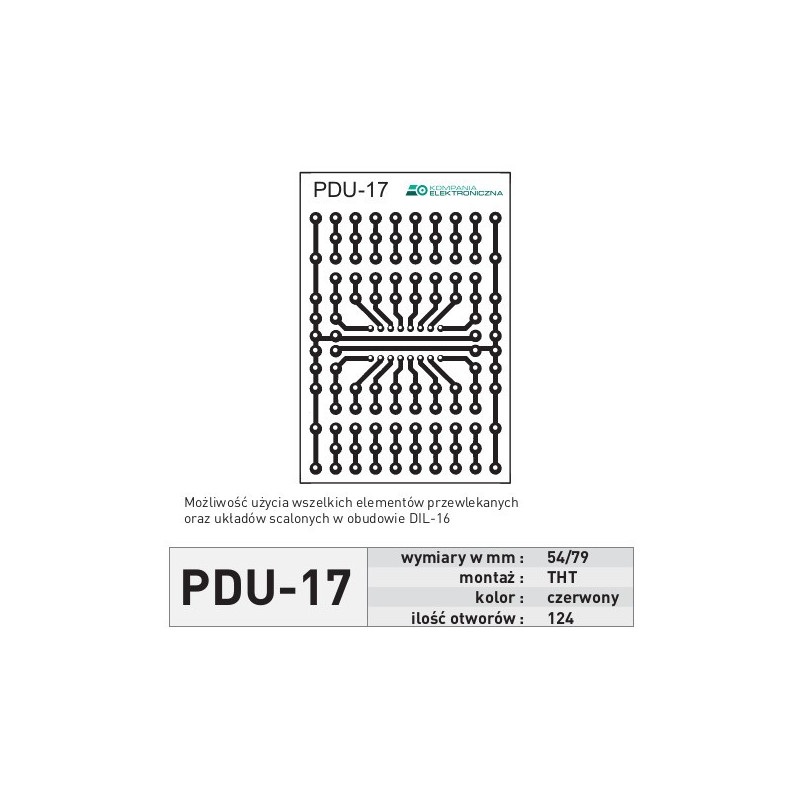 Płytka uniwersalna PDU17