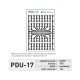Płytka uniwersalna PDU17 Płytka uniwersalna PDU17