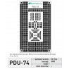 Płytka uniwersalna PDU74 - SMD ATmega - zdjęcie 2