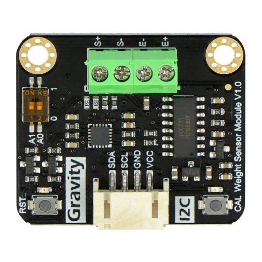 Gravity - цифровий датчик тиску 1 кг (10 Н) - HX711 - набір для виготовлення ваг - DFRobot KIT0176