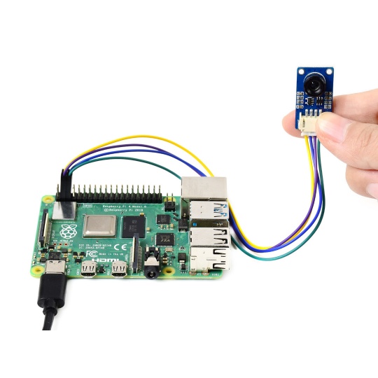 ІЧ-тепловізійна камера MLX90641 16×12 пікселів, 55 градусів. Кут огляду - I2C - Waveshare 20465