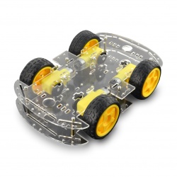 Chassis Rectangle 4WD  4-kołowe podwozie robota z napędem