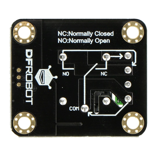 DFRobot Gravity - 1-канальне реле - контакти 10A/277VAC - котушка 5V