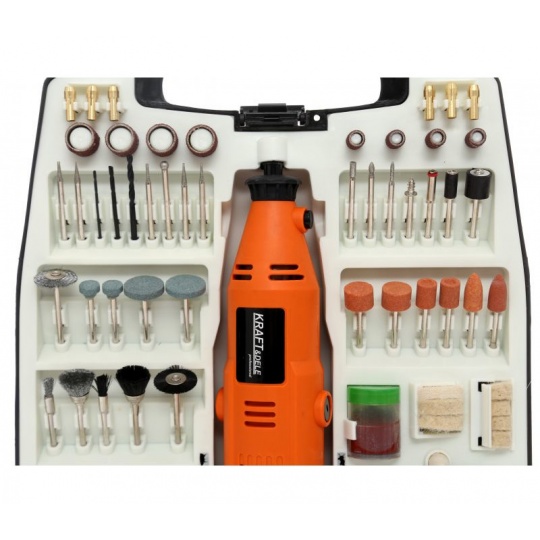 Міні-шліфувальна машина - дриль Kraft&Dele 270 Вт + аксесуари - 235 предметів - KD10245