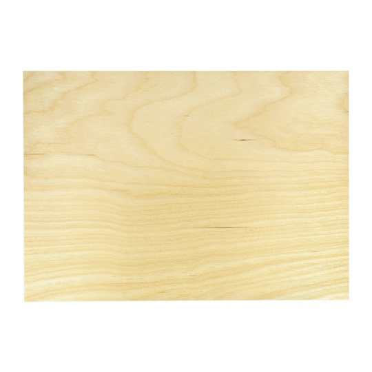 Березова фанера - 8 мм - формат 297x210 мм - 4 шт.