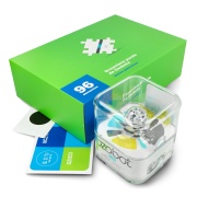 Ozobot BIT + drewniane puzzle podstawowe 96 sztuk do nauki programowania robota Ozobot