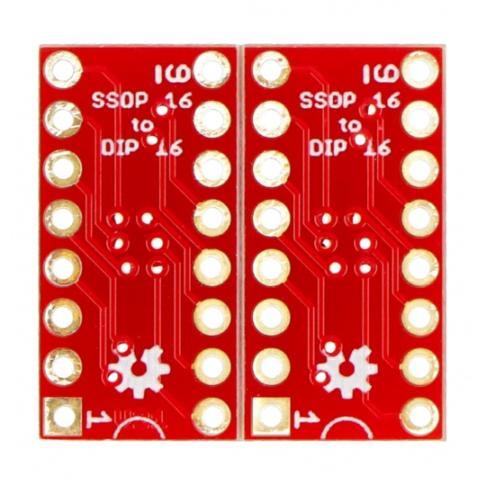 Перехідник SSOP на DIP 16-контактний - 2 шт. - SparkFun BOB-13994