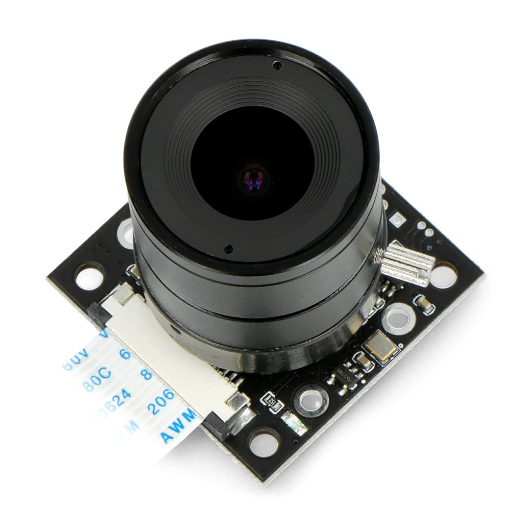 Kamera ArduCam OV5647 5Mpx z obiektywem LS-2716 CS mount - nocna dla Raspberry Pi