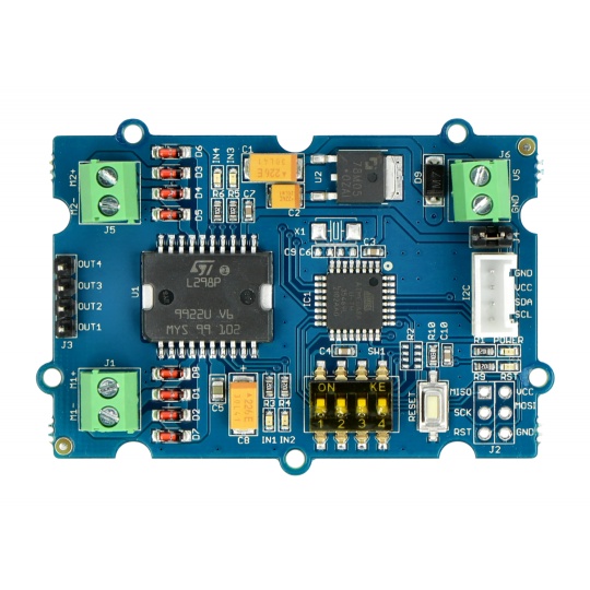 Grove - L298N - двоканальний контролер двигуна 15V/1A