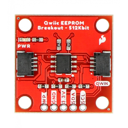 Додаткова пам'ять EEPROM - I2C Qwiic - 512 кб - SparkFun COM-18355