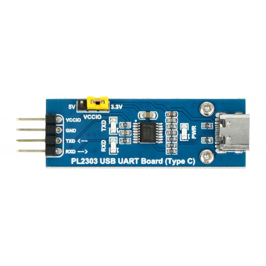 USB-UART TTL PL2303 преобразователь - разъем USB Type-C - Waveshare 20645
