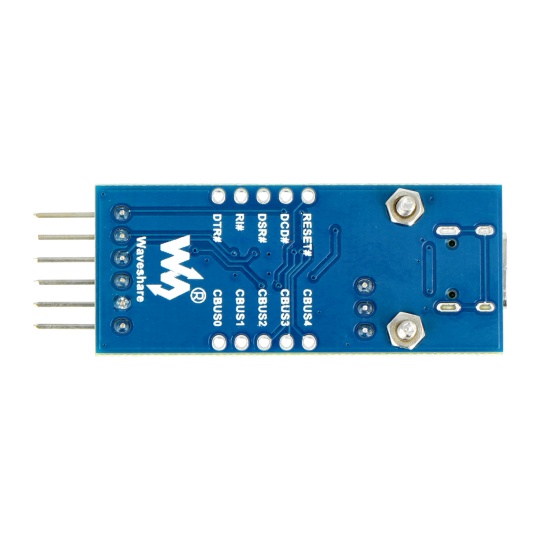 USB-UART TTL преобразователь FT232 - разъем USB Type-C - Waveshare 20646