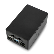Obudowa HighPi Pro do Raspberry Pi 4B i HiFiBerry - uniwersalna, czarna