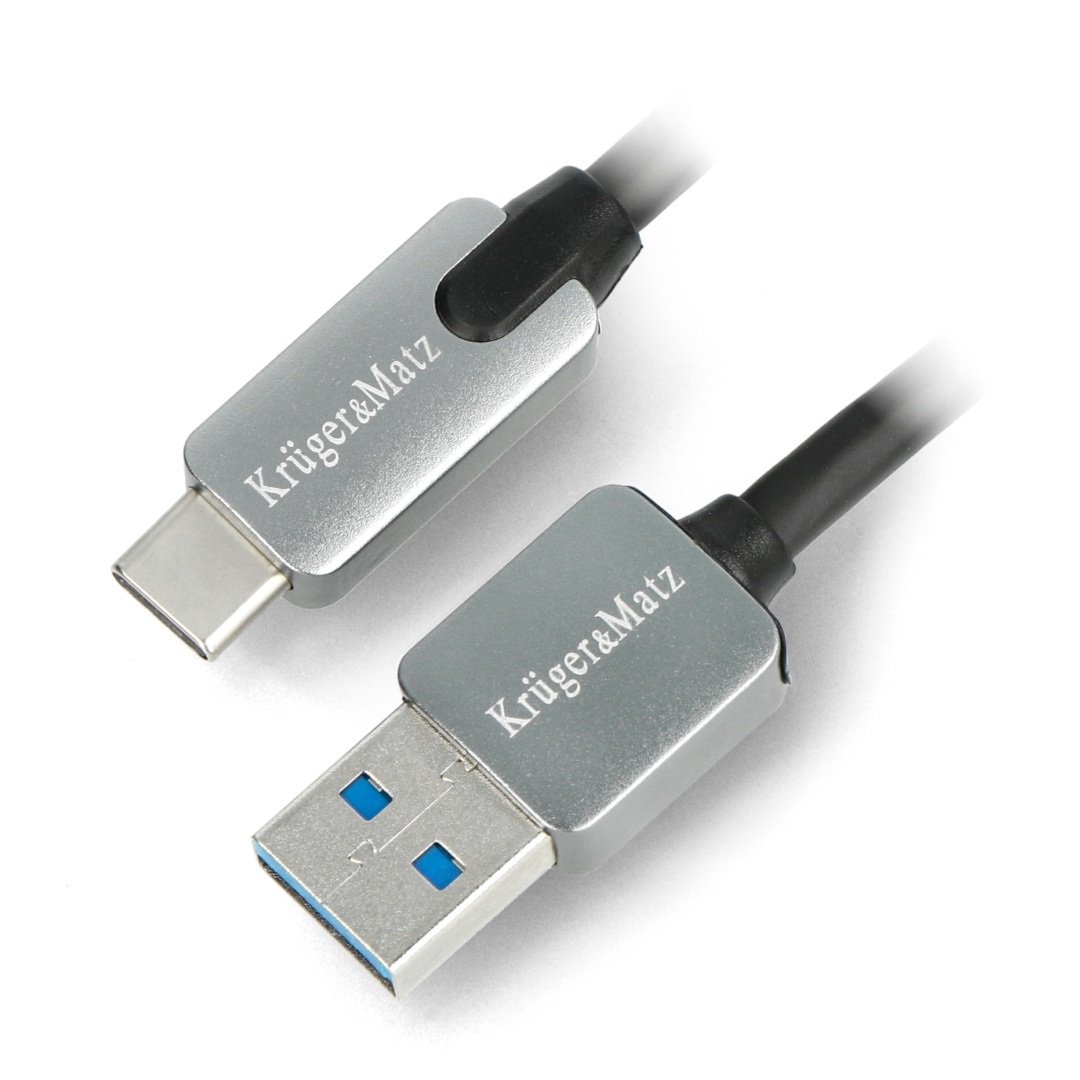 Przewód USB 3.0 A - USB C 5Gb/s 0.5m Kruger&Matz KM0347