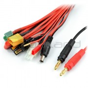 Multi adapter wtyki bananowe - deans / tamiya / BEC / G2 / Serwo / XT60 / TRX / MPX / DC 2.1 mm
