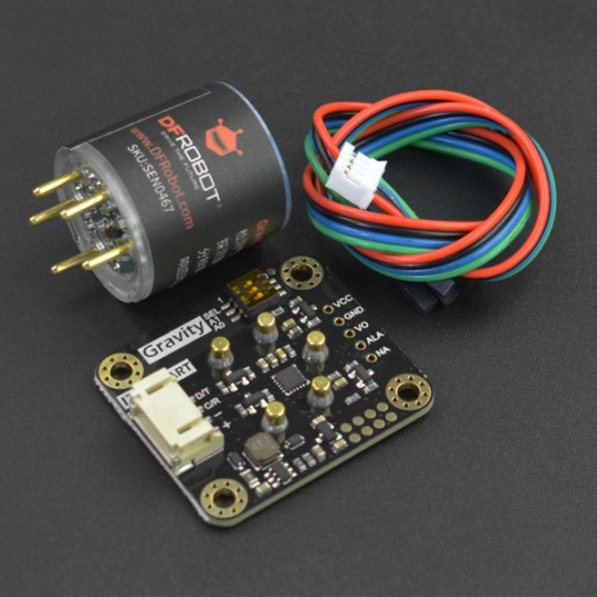Гравітація - Датчик сірководню H2S - I2C / UART - Заводське калібрування - DFRobot SEN0467