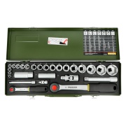 Zestaw kluczy nasadowych Proxxon PR23020 - 1/2'' i 1/4'' - 27 elementów
