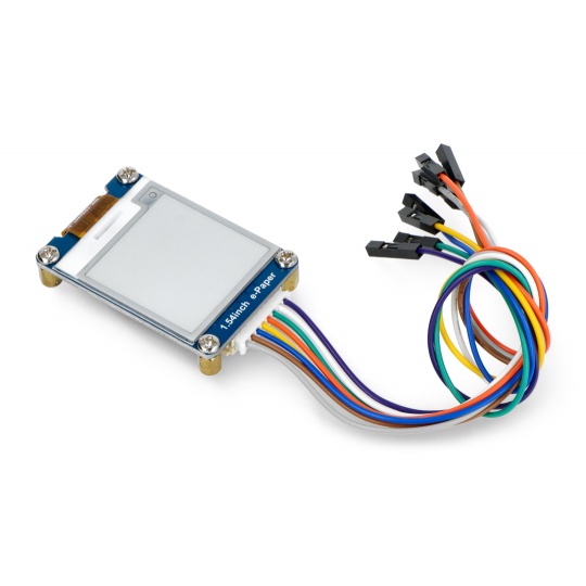 Електронний папір E-Ink 1.54'' V2.1 200x200px - модуль з дисплеєм SPI - Waveshare 12955