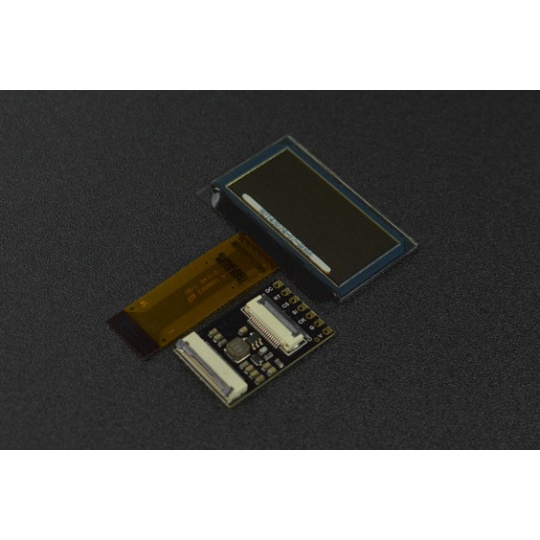 Fermion - прозорий OLED дисплей 1.51'' 128x56px SPI з конвертером - DFRobot DFR0934