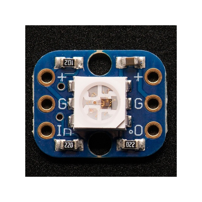 Adafruit NeoPixel Smart PCB - 4 diody LED RGB WS2812B 5050