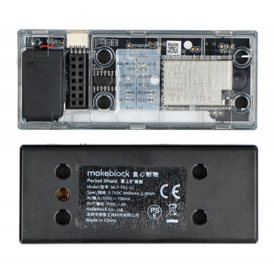 MakeBlock CyberPi Go Kit - комплект з мікроконтролером та кишеньковим екраном Pocket Shield