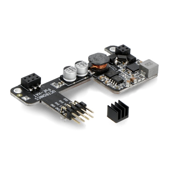 Адаптер PoE HAT для Raspberry Pi 4B/3B+ — IEEE 802.3af — Uctronics U6241