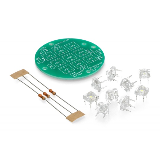 Комплект для будівництва світлодіодної матричної лампи - 5V - Kitronik 2169