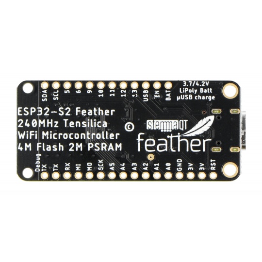 Feather ESP32-S2 - WiFi модуль - з датчиком BME280 - сумісний з Arduino - Adafruit 5303