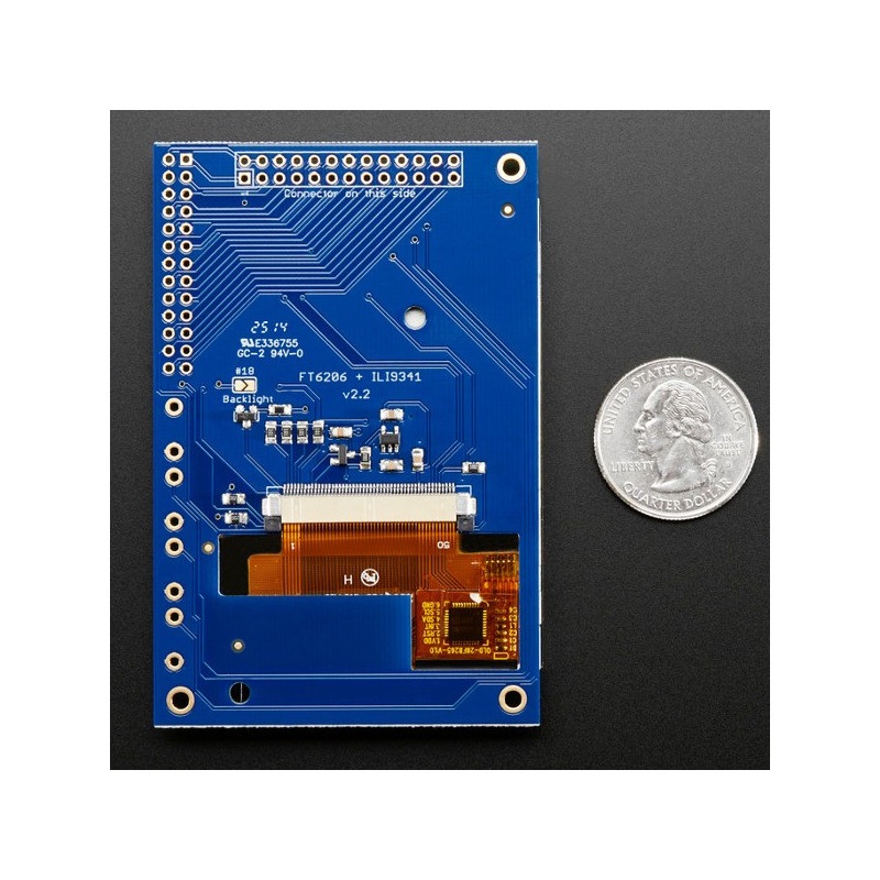 PiTFT MiniKit - wyświetlacz dotykowy pojemnościowy 2.8" 320x240 dla Raspberry Pi