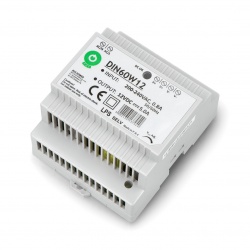Zasilacz DIN60W12 na szynę DIN - 12V/5A/60W