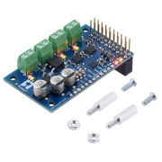 Motoron M3H256 trzykanałowy sterownik silników - 48V/2A - nakładka do Raspberry Pi - zmontowana - Pololu 5033