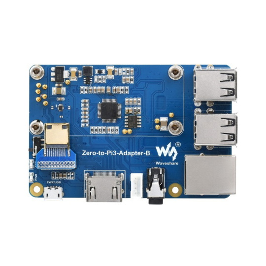 Адаптер Raspberry Pi Zero 2W на 3B - Waveshare 22383