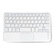 Klawiatura bezprzewodowa Bluetooth 3.0 z Touchpad - biała - 7 cali