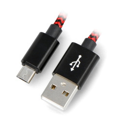 Przewód microUSB B - A 2.0...