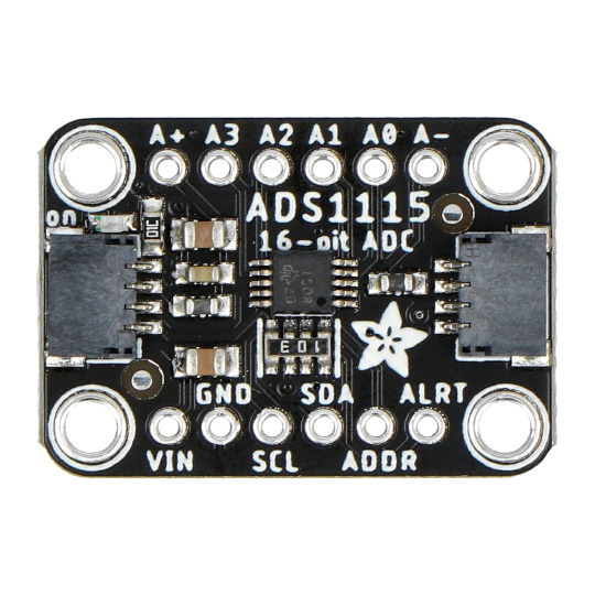 ADS1115 — 16-битный 4-канальный АЦП I2C с программным усилением STEMMA QT/Qwiic — Adafruit 1085