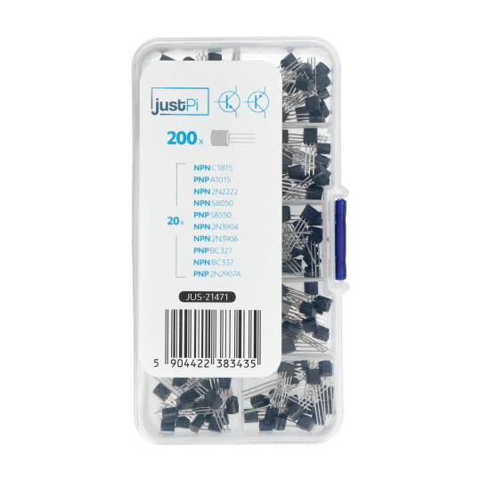Набір біполярних транзисторів NPN та PNP TO-92 - 10 номіналів - 200 шт. - justPi