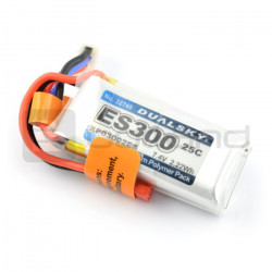 Pakiet LiPol Dualsky 300mAh 25C 2S 7.4V