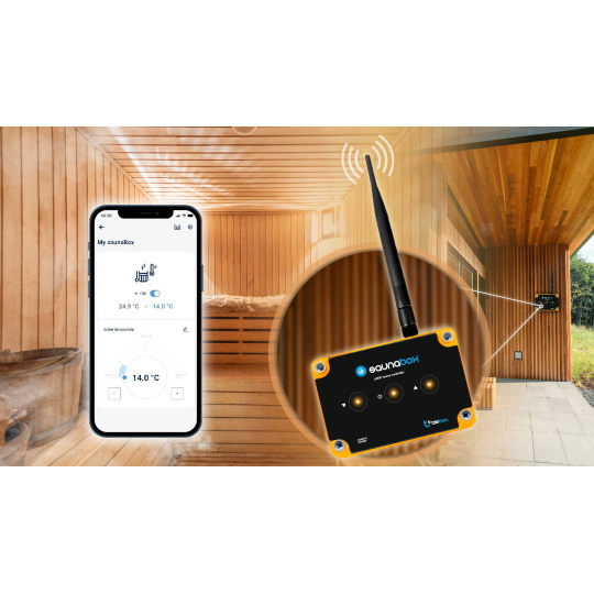 BleBox saunaBox Pro - WiFi контролер для сауни - додаток для Android / iOS